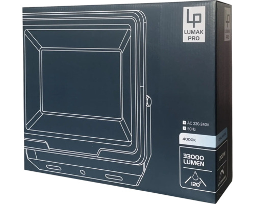 Verpackung eines Lumak Pro LED-Strahlers