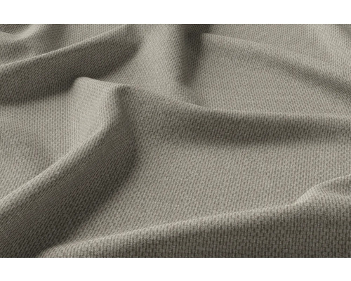 Nahaufnahme von beigem, gewebtem Stoff mit Falten