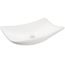 Jungborn Aufsatzwaschbecken VERONICA 57 cm weiß mit Nano Beschichtung-thumb-0