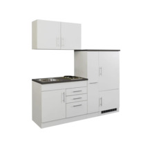 Held Möbel Küchenzeile mit Geräten Toronto 210 cm Frontfarbe weiß matt Korpusfarbe weiß zerlegt-thumb-3