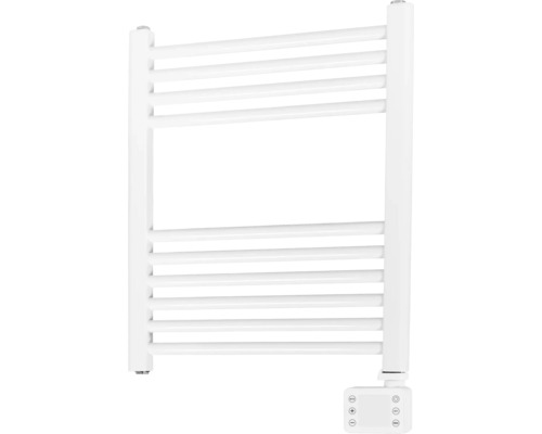 Weißer Handtuchwärmer mit elektronischer Steuerung