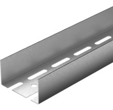 Profilschiene aus Metall mit Langlöchern