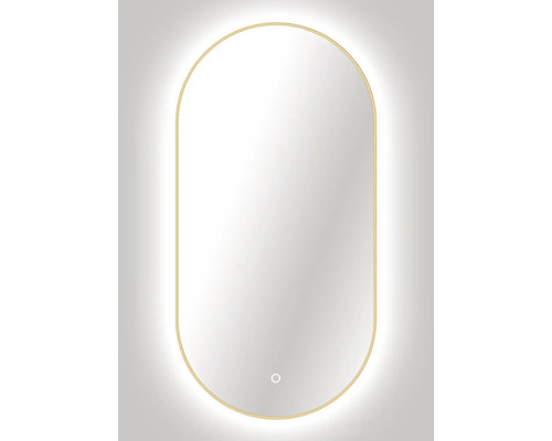 Ovaler Spiegel mit Beleuchtung