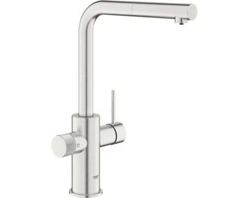 GROHE Küchenarmatur mit Filterfunktion MINTA supersteel matt 30600000 Einzelarmatur ohne Filter GROHE Küchenarmatur mit Filterfunktion MINTA supersteel matt 30600000 Einzelarmatur ohne Filter