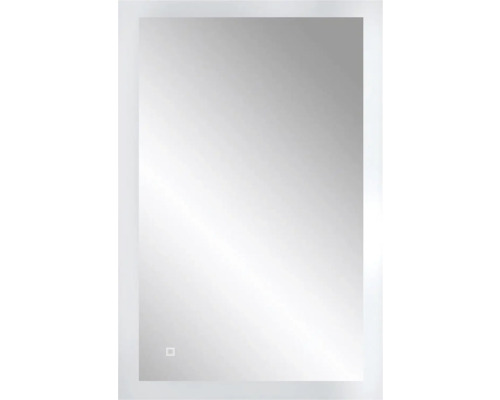 Rechteckiger Spiegel mit Beleuchtung für das Badezimmer