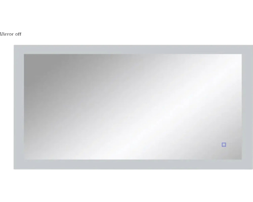 Rechteckiger Spiegel für das Badezimmer