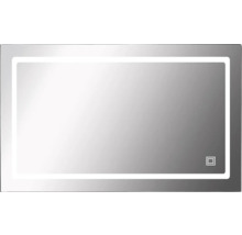 Rechteckiger Spiegel mit LED-Beleuchtung