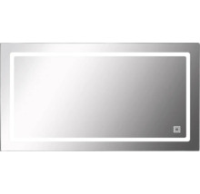 Rechteckiger Spiegel mit LED-Beleuchtung