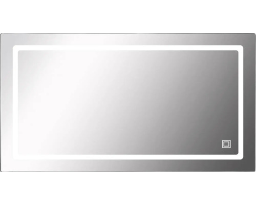 Rechteckiger Spiegel mit LED-Beleuchtung