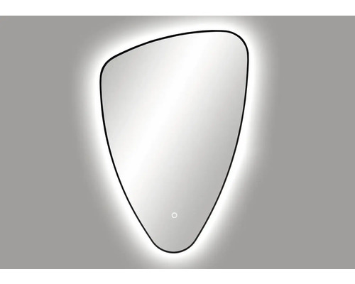 Asymmetrischer Spiegel mit Beleuchtung