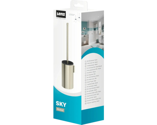 Verpackung einer WC-Garnitur aus Nickel