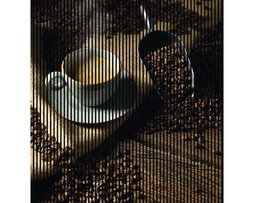 Akustikpaneel digital bedruckt Coffee 2400 x 2253 x 19 mm Set = 4 Einzelpaneele