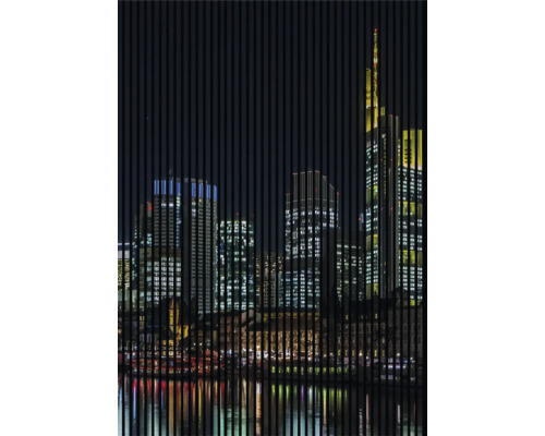 Akustikpaneel digital bedruckt Frankfurt 1 2400 x 1693 x 19 mm Set = 3 Einzelpaneele