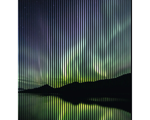 Akustikpaneel digital bedruckt Aurora 1 2400 x 2253 x 19 mm Set = 4 Einzelpaneele