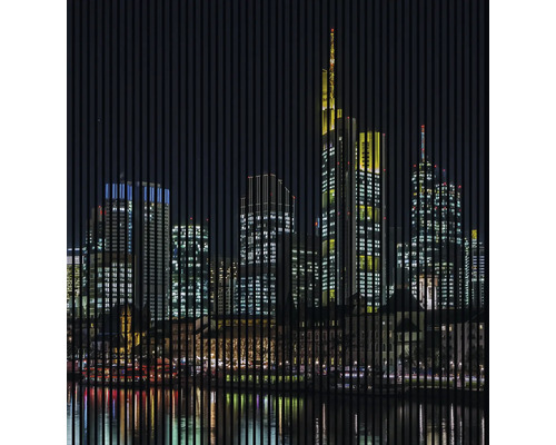 Akustikpaneel digital bedruckt Frankfurt 1 2400 x 2253 x 19 mm Set = 4 Einzelpaneele