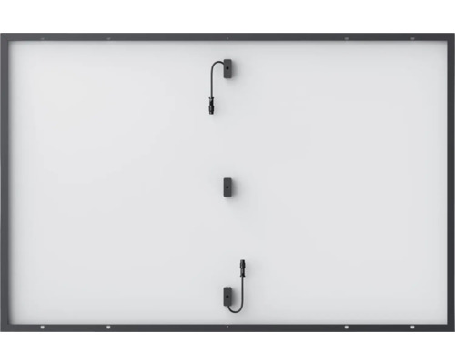 Rückseite eines Solarmoduls mit Anschlussdose