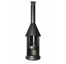 Gartenkamin aus Metall
