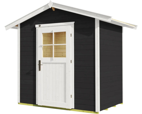 Gartenhaus mit Tür und Satteldach