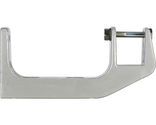 Metallhalterung mit Bolzen und Mutter zur Befestigung