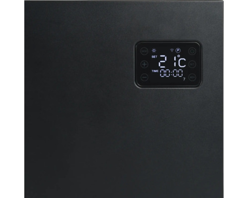 Digitales Display eines Heizgerätes mit Temperaturanzeige