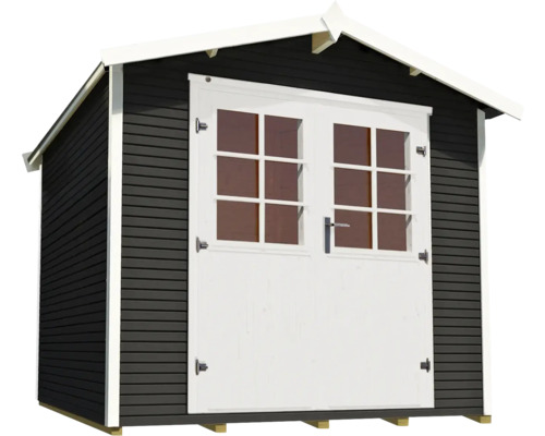 Gartenhaus aus Holz mit Doppeltür und Fenster