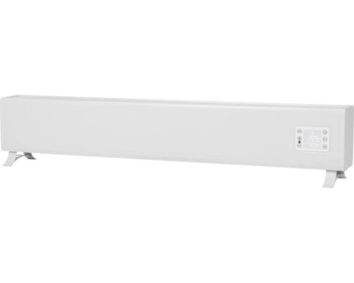 Flacher Elektroheizkörper mit digitaler Anzeige