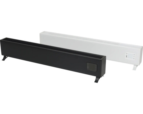 Zwei Elektroheizkörper mit Füßen