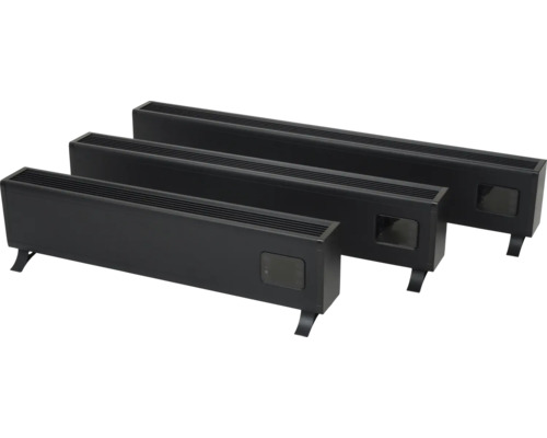 Drei Konvektoren mit Standfüßen