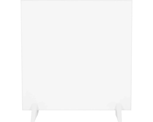 Freistehende weiße Raumtrennwand