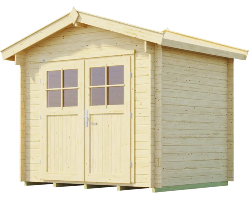 Holzgartenhaus mit Doppeltür und Satteldach