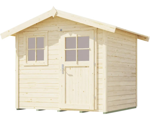 Gartenhaus aus Holz mit Tür und Fenster