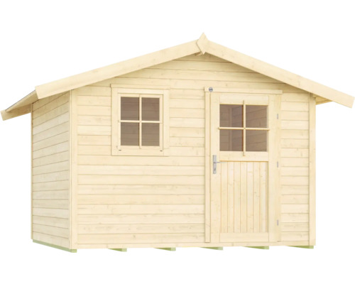 Gartenhaus aus Holz mit Fenster und Tür