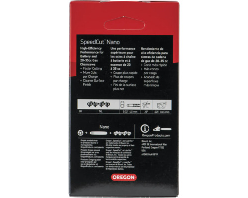 SpeedCut Nano Kette für Akku- und 20-35cc-Benzin-Kettensägen