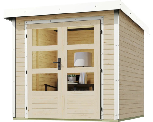 Gartenhaus mit Doppeltür und Fenstern