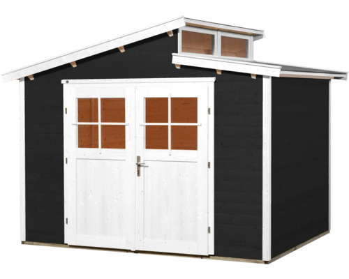 Gartenhaus mit Doppeltür und Oberlicht