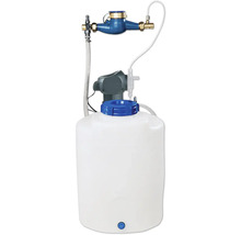 Dosieranlage mit Wasserzähler und Vorratsbehälter