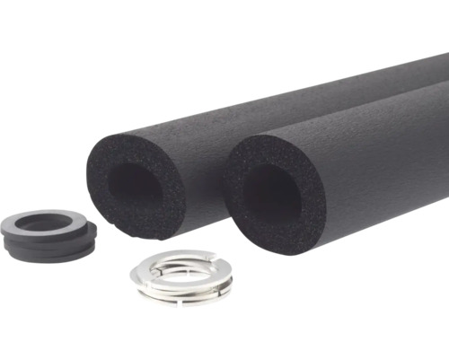 Isolierung BWT für Wellrohrschlauch 950 mm Synthesekautschuk schwarz 2er Pack 30943