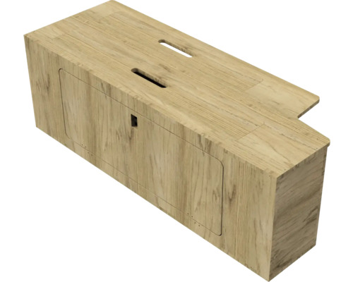 Holzschrank mit Schubladen