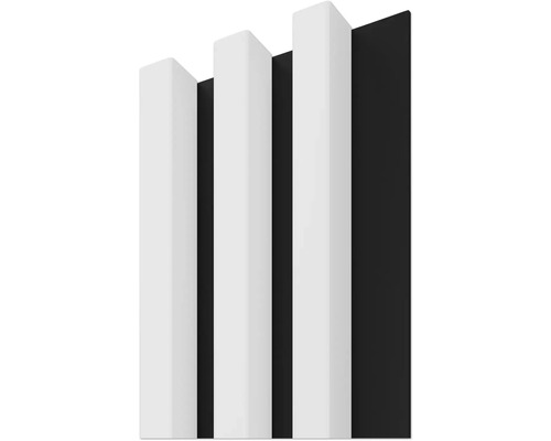 Dekorpaneel weiß schwarz 30x150x2650 mm Dekorpaneel weiß schwarz 30x150x2650 mm