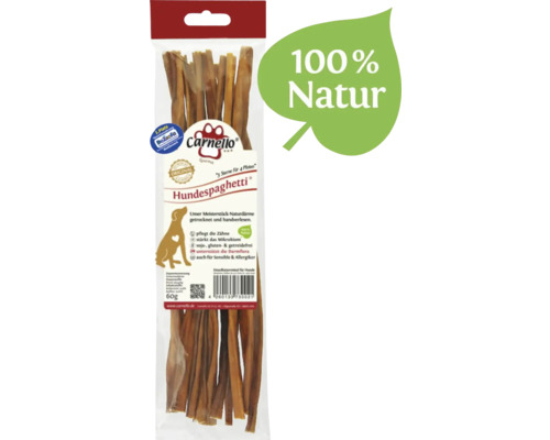 Hundesnack Carnello Hundespaghetti aus Naturdarm, soja-, gluten- & getreidefrei, ca. 60 g