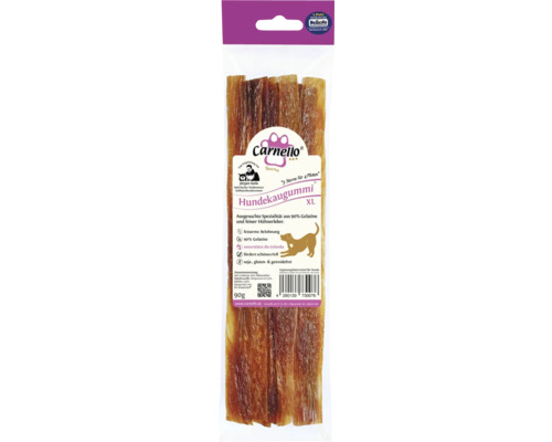 Hundesnack Carnello Hundekaugummi XL, Huhn, soja-, gluten- & getreidefrei, unterstützt Zahnpflege, ca. 90 g