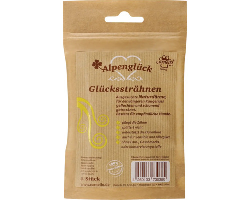 Alpenglück Glückssträhnen Hundesnack im Beutel