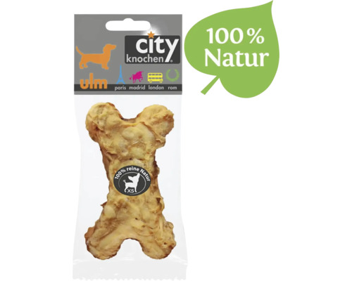 Hundesnack Carnello City Knochen Ulm Leber unterstützt Knochen & Gelenke, soja-, gluten- & getreidefrei, ca.30 g