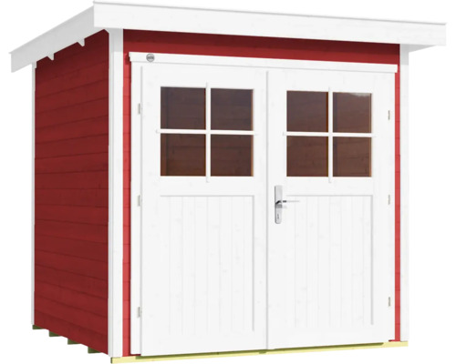 Gerätehaus aus Holz mit Doppeltür