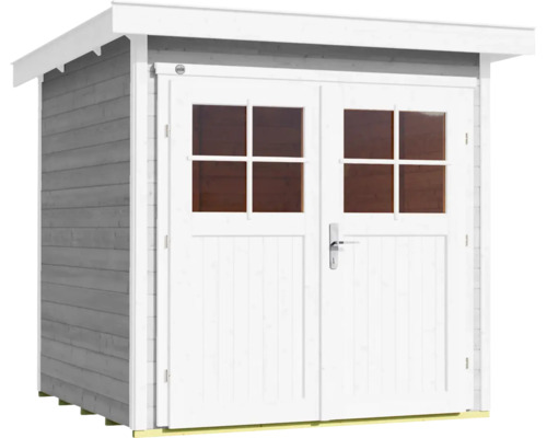 Gartenhaus mit Doppeltür und Fenstern