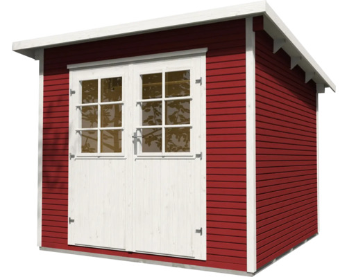 Gartenhaus mit Doppeltür und Fenstern