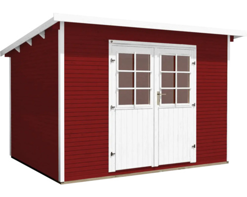 Gartenhaus aus Holz mit Doppeltür und Fenster