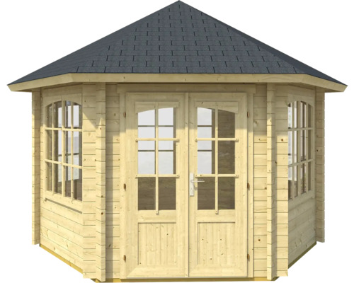 Holz Gartenhaus mit Fenstern und Doppeltür