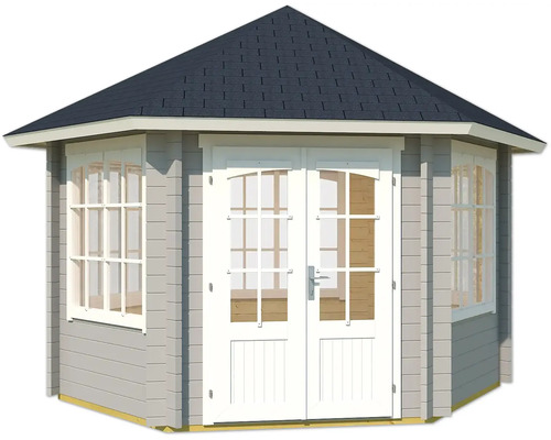 Holz Gartenhaus mit Fenstern und Doppeltür