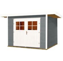 Gartenhaus weka 179 Gr. 3 inkl. Fußboden 354 x 311 cm grau